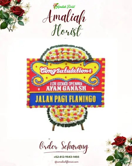 Sewa Papan Bunga Gedung Arsip Nasional